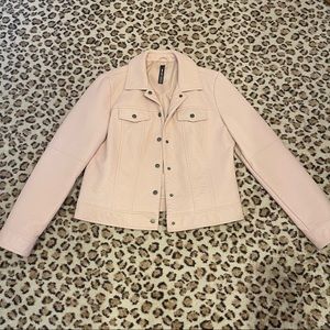 Pink Leather Jacket